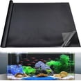 thumbnail image 1 of Black Aquarium Background Static Cling Self Adhensive Black Fish Tank Background Aquarium Backdrop Sticker Fish Tank Poster Aquarium Wallpaper for Aquarium Decoration and Fish Coloring, 1 of 7