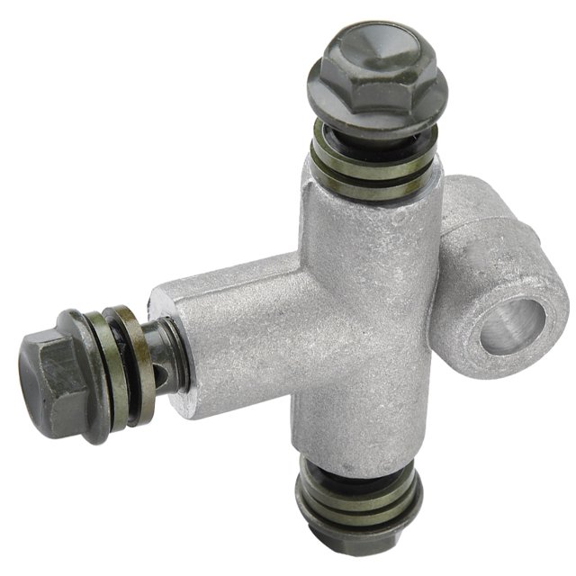 Adaptador de tubo, adaptador de manguera hidráulica para motocicleta ATV de 3 vías, acoplamiento de tubo en T, durabilidad comprobada