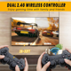 thumbnail image 2 of Más de 20000 Juegos Consola de Juegos Retro Inalámbrica 4K, Dispositivo de Videojuegos Plug y Play con Controladores Inalámbricos 2.4G (64G), 2 of 5