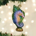 thumbnail image 5 of Old World Christmas Bright Seahorse Glass Blown Ornament for Christmas Tree, 5 of 5