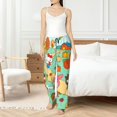 thumbnail image 6 of Saiise Sanrio Be Womens Pama Pants Stretch Comfy Lounge Pants Drawstring Sleep Bottoms with Pockets, 6 of 7