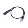 thumbnail image 1 of 20cm 3.5mm OMTP Téléphone Intelligent Casque à 4P4C RJ9/RJ10 Adaptateur de Téléphone Cordon-Noir, 1 of 5