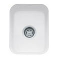 thumbnail image 2 of Franke CCK110-13WH Cisterna 14-9/16" Single Basin Undermount Fireclay Bar Sink - White, 2 of 2