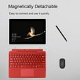 thumbnail image 2 of "Multicolor Backlit Bluetooth Keyboard for Surface Pro 8/9/10/11/X - Slim Wireless with Large Touchpad & Magnetic Detachable Design (Bobby Red)", 2 of 7