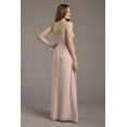 thumbnail image 5 of David’s Bridal, The Edit by DB Studio Women's Formal Spaghetti Strap A-Line Dress with Slit, Full Length, Chiffon, 5 of 7
