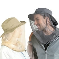 Opolski Summer Camping Mosquito Head Net Sun Hat Bug Wasp Face Protector