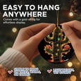 thumbnail image 5 of Festive Cactus Wrapped in Christmas Lights Christmas Ornament - Festive Holiday Decor - 2.8" Round - Gold String Included - UV Printed Design - Choose from Over 140 Designs - BMCO0473, 5 of 6