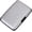 Silver, variant on Aluminum Hard Shell Rfid Blocking Credit Business Card Holder Waterproof 6 Slots Id Protector For Men Women Daily Travel Office, Assorted Colors, 1 Pack
