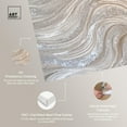 thumbnail image 4 of Silver Waves I Canvas Minimalist Abstract by Art Remedy, Gallery Wrapped, 30" x 30", 4 of 7