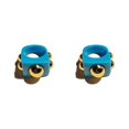 thumbnail image 3 of Youkk Beautiful Gold Rings Statement For Fashionable Women Durable Women Rings blue 2Set, 3 of 6