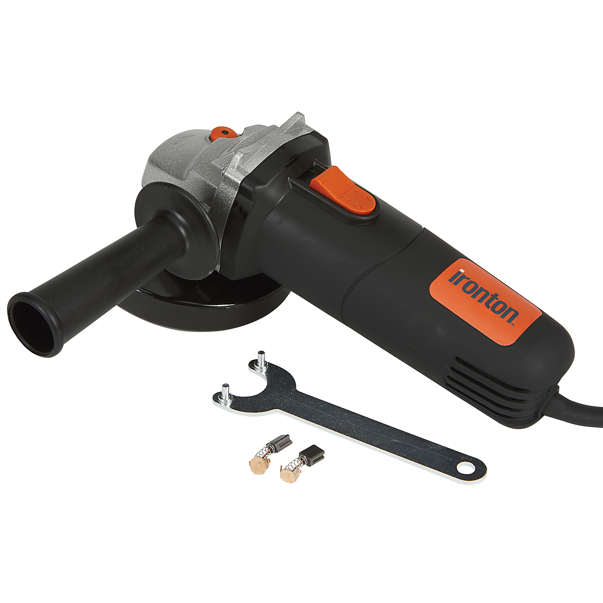 Ironton 4-1/2in. Angle Grinder, 4.3 Amps, 120 Volts, 12,000 RPM