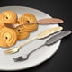 thumbnail image 4 of Juego de Tenedores Bewildely Acero Inoxidable 2 Piezas Mango en Forma de Pluma Plata, 4 of 6