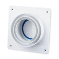 thumbnail image 1 of 80-100-120MM Pipe Exhaust Fan Check Valve Bathroom Check Valves Rest Room kitchen Plumbing Exhaust Outlet Color random, 1 of 5