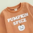 thumbnail image 6 of Gibobby Baby Boy Halloween Outfit Cutest Pumpkin In The Patch Sweatshirt Drawstring Long Pants Toddler Fall Clothes(Orange,6-12 Months), 6 of 7