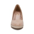 thumbnail image 6 of Women's Platform Espadrilles Wedge Sandals Slip On Solid Color Closed Pointed Toe Comfortable Wedge Pumps Shoes, 6 of 6