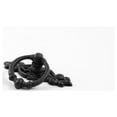 thumbnail image 1 of Residential Essentials 10247BK Cabinet Ring Pull with Backplate- Black, 1 of 3