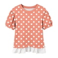 thumbnail image 7 of Fewfanhot Womens Tops Puff Sleeve Crewneck T Shirts Dressy Casual Blouses Spring Outfits Fashion Clothes, 7 of 7