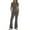 Grey, variant on 2DXuixsh Womens 2 Piece Sets Fold Over Flare Pants Set Long Sleeve Cropped Top Casual Outfits Pajamas Matching Sets Women Clothing Blue Size S