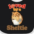 thumbnail image 4 of Inktastic Sheltie Dog Lover Boys or Girls Baby Bib, 4 of 4