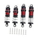 thumbnail image 3 of 4 Piezas Amortiguadores de Choque para Carro RC Aleación de Aluminio Incluye Tornillos Instalación Rápida para Vehículos 1/24 Adecuado para Principian Rojo, 3 of 9