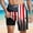Black-09, variant on Mens Swim Trunks with Liner 2 in 1 Bathing Suits Quick Dry Lightweight Board Shorts Breathable Independence Day Print Summer Beach Shorts White L