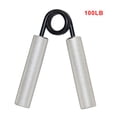 thumbnail image 3 of Naiovety Hand Portable Hand Grip Strength Trainer Home Gym Workout Fitness Training Tool Gimnasios en casa plata 100LB Naiovety OD2076-01B, 3 of 6