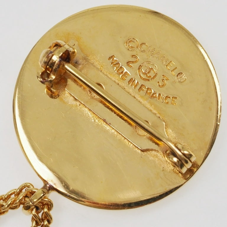 Pre-Owned Chanel Cocomark Matelasse Bag Motif Vintage Gold Plated