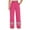 Hot Pink, variant on Woman Sweatpants Bow Embroidered High Elastic Waist Sweatpants Loose Casual Lounge Pants with Pockets Beige L