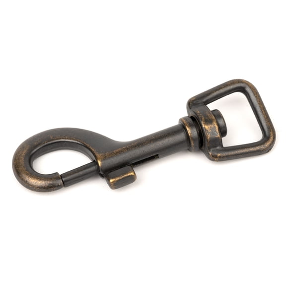 Country Brook Design® 5/8 Inch Aged Bronze Swivel Snap Hooks, 50 Pack