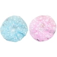 thumbnail image 3 of 2PCS Shower Cap Waterproof Elastic Double Layers Bath Cap Shower Hat for Women, 3 of 10