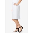 thumbnail image 3 of Jessica London Women's Plus Size  Casual Tummy Control Bi-Stretch Pencil Skirt, 3 of 6