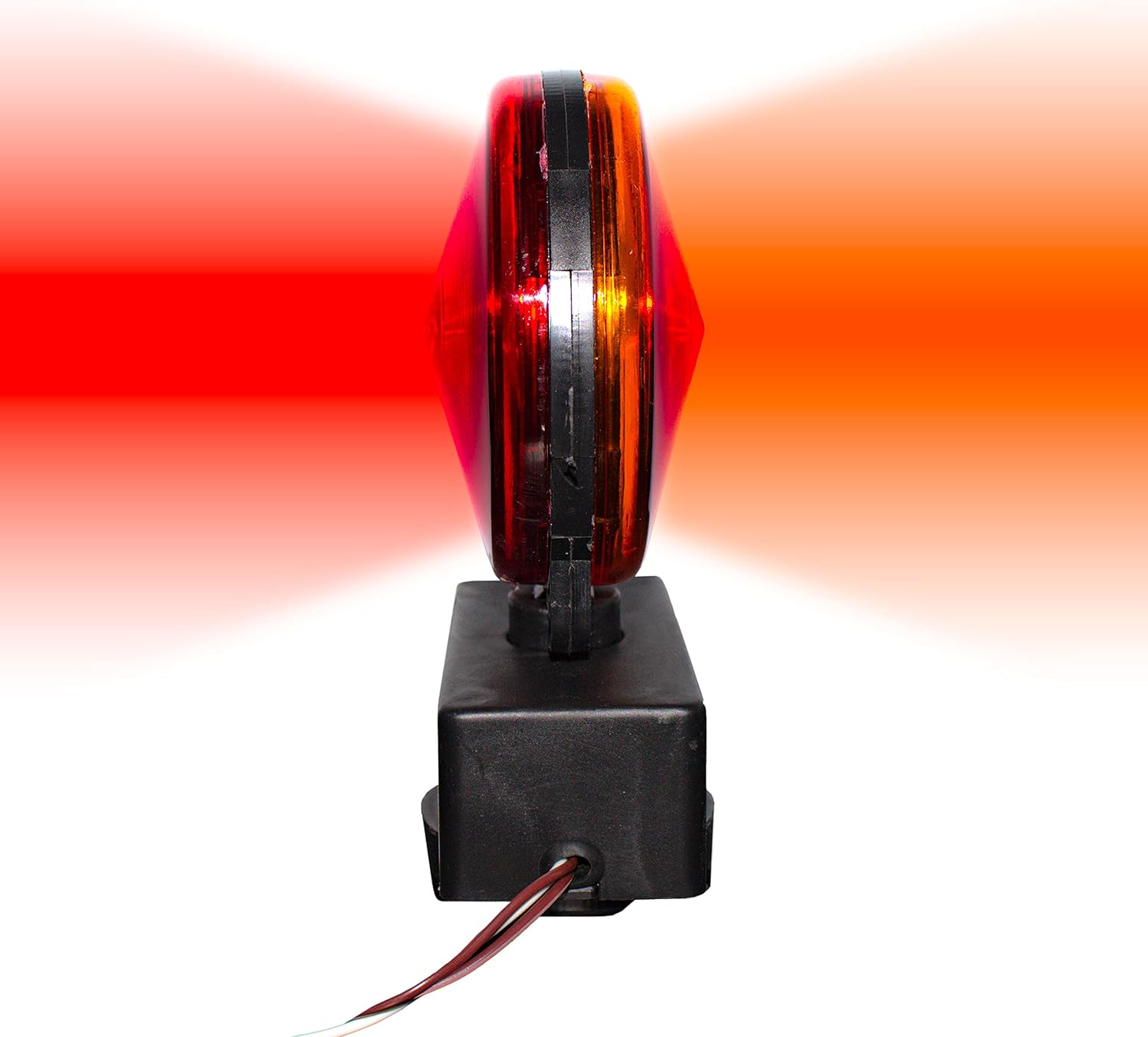 LifeSupplyUSA LED Volt Magnetic Towing Trailer Tow Light Tail Light Haul Kit for Auto, Boat, RV, Trailer