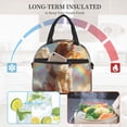 thumbnail image 4 of Fotbe Rainbow English Cocker Spaniel Bolsa de Almuerzo con Estampado, Lonchera Aislada, Contenedores de Comida Reutilizables Tipo Cooler a Prueba de Fugas, 4 of 7