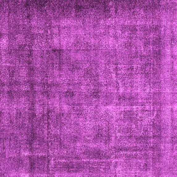 Ahgly Company Indoor Square Oriental Pink Industrial Area Rugs, 4' Square