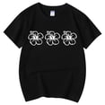 thumbnail image 4 of AWZXDE Hauts pour Filles Décontractés Imprimés Col Rond Manches Courtes T-Shirt, 4 of 5