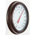 thumbnail image 2 of Infinity Instruments 12-Inch Round Analog Outdoor Patio Thermometer, Arbol Brown, 2 of 5