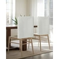 thumbnail image 5 of nqOlkjepod Sage Green Striped Chair Covers Set of 8, Decorative Chair Back Cover, Sage Green White Stripes Farmhouse Dining Room Chair Slipcovers Removable Chair Protectors Covers for Party Banquet, 5 of 7