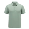 thumbnail image 3 of IhhxPro Big & Tall Men's Quick-Dry Collared Shirt Short Sleeve Moisture-Wicking Summer Tee Lightweight Business Sport Casual Golf Performance Athletic Fit Breathable Cotton M-5XL, 3 of 8