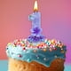 thumbnail image 1 of Decoración del hogar, decoración de habitaciones, decoración de paredes, velas con números romanos, velas de cumpleaños con números, velas para fiestas de celebración de cumpleaños, cera para velas, v, 1 of 6
