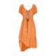thumbnail image 3 of Vestido de Verano para las Mujeres de la Playa de Color Sólido sin Mangas Hueco Vestido de Playa Midi, Vestido de Fiesta para las Mujeres Estilo de Vacaciones, 3 of 6