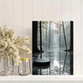thumbnail image 2 of Qisvanset Framed Canvas Wall Art, 12x16 Inch Forest Reflection Vintage Enchanting Wall Painting, 2 of 5