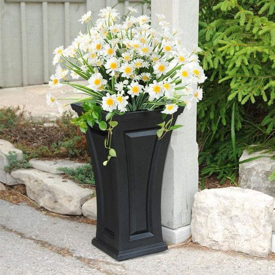 ZOELNIC 12 Bundles Artificial Flowers Outdoor Fake Flowers for Decoration UV Resistant No Fade Faux Plastic Plants Garden Porch Window Box Decor, White