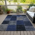 thumbnail image 6 of Addison Rugs Chantille Indoor/Outdoor Transitional Patchwork Navy Washable Rectangle Rug, 8' x 10', 6 of 6