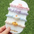thumbnail image 3 of Corbata de pelo de dibujos animados Sanrio para niña, accesorios bonitos para el cabello de dibujos animados, Melody Kuromi Cinnamoroll, Color fresco y dulce, regalos Kawaii para niña, 3 of 4