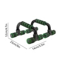 thumbnail image 3 of Kieccall H Shape Push Up Stands Non Slip Foam Grip Portable Chest Trainer for Gym Office Home Workout, 3 of 6