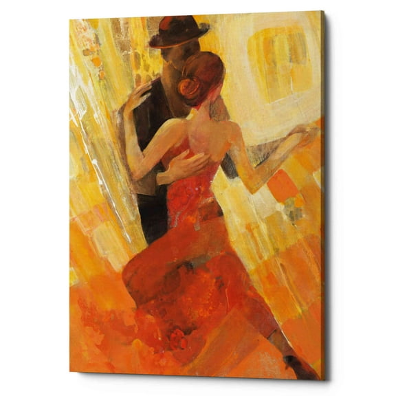 Epic Graffiti 'Tango' by Albena Hristova, Canvas Wall Art, 40"x60"