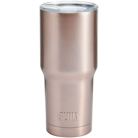 Built 30 Oz Double Wall Stainless Steel Tumbler, Rose Gold