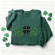 thumbnail image 3 of Tops de Cuello Redondo para las Mujeres Día de San Patricio Impreso Suéter de Manga Larga Invierno Suéter Casual, 3 of 6