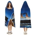 thumbnail image 3 of Titanic Hoodie Blankets, Super Soft Hooded Throw Blankets, Wearable Cloak Blanket for Adults And Kids, 3 of 8