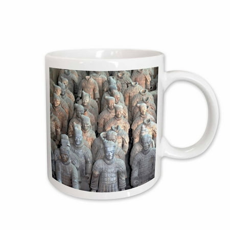 

3dRose China Shaanxi Xian. Terra Cotta warriors -AS07 KWI0041 - Kymri Wilt Ceramic Mug 15-ounce